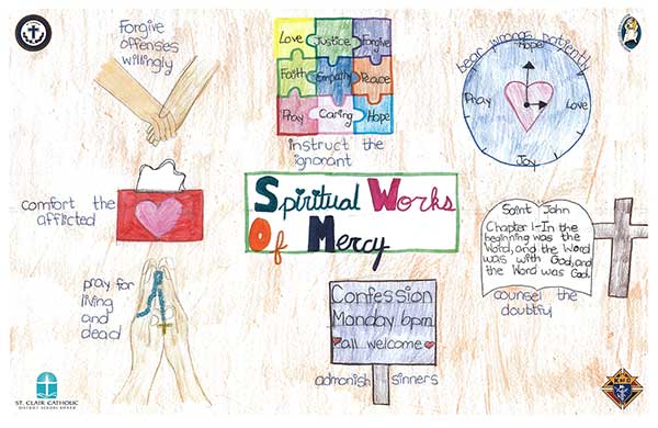 Spiritual Works of Mercy Poster